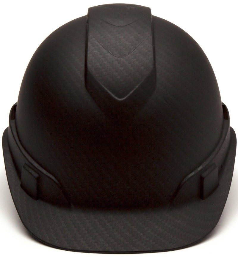 Ridgeline Pyramex Ridgeline Cap Style Hard Hat 4 Point Ratchet Vented Matte Black Graphite Pattern - Image 2